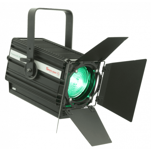 Spotlight Fresnel LED 250W, RGBW, zoom 16°-50°, RGBW, DMX control 